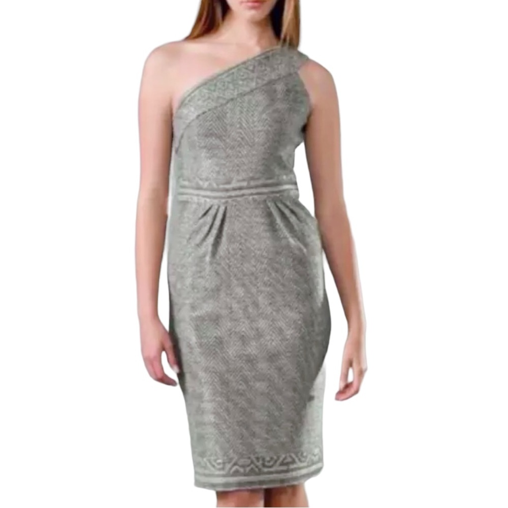 DVF Diane von Furstenberg One-Shoulder Dress -sz10